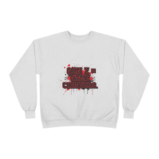 Gen Z Change Makers Eco-Friendly Sweatshirt, Unisex Pullovers, Casual Wear, Gift for Young Activists, Sustainable Fashion