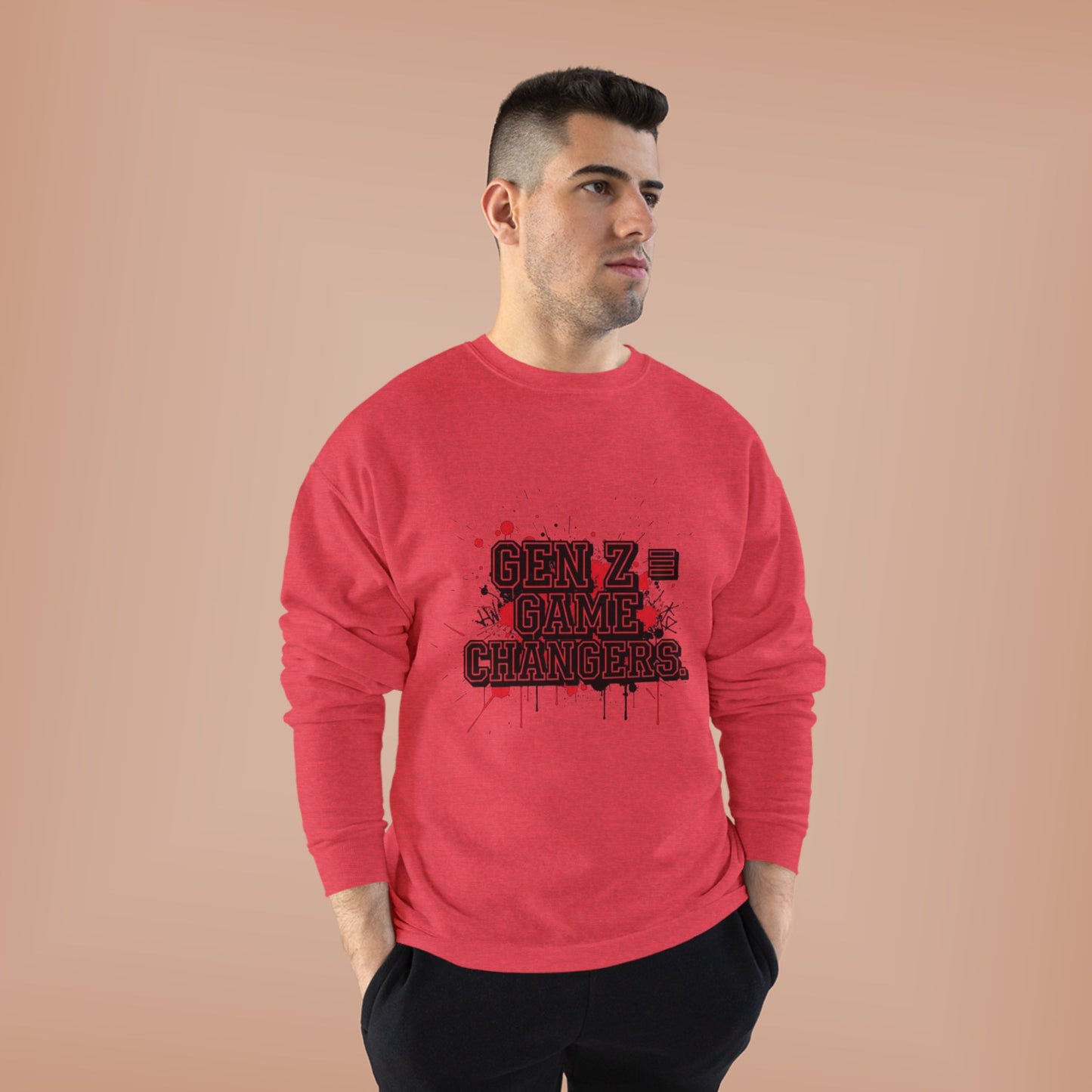 Gen Z Change Makers Eco-Friendly Sweatshirt, Unisex Pullovers, Casual Wear, Gift for Young Activists, Sustainable Fashion