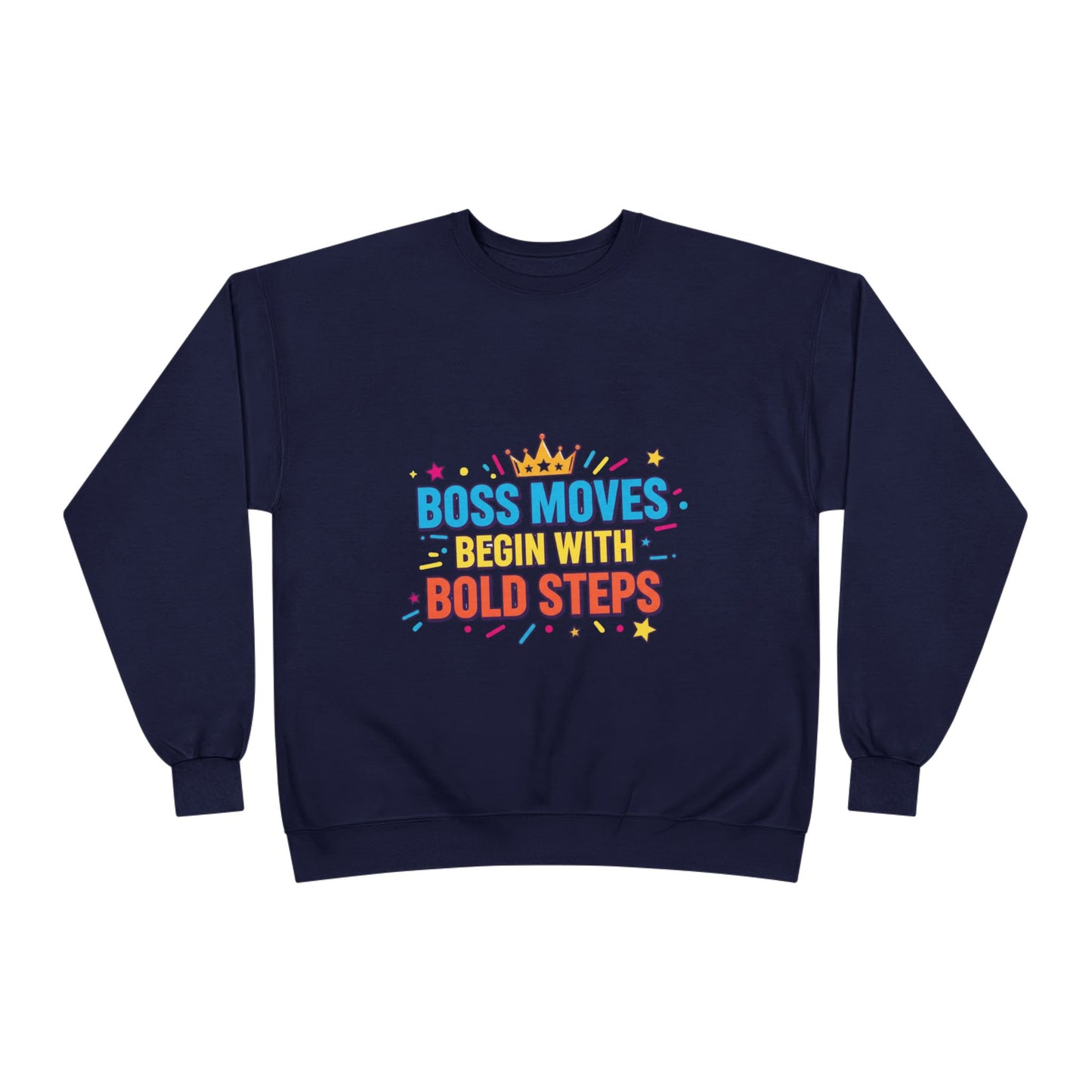 Bold Moves Eco-Friendly Crewneck Sweatshirt - Motivational Apparel for Bosses, Gifts for Entrepreneurs, Positive Vibes, Custom [...]