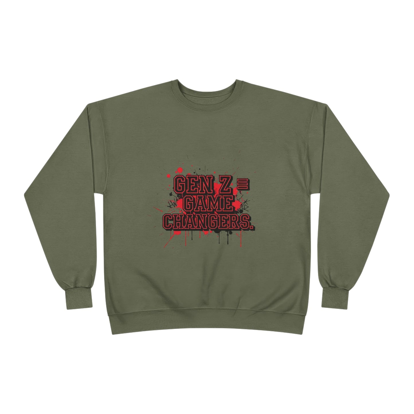 Gen Z Change Makers Eco-Friendly Sweatshirt, Unisex Pullovers, Casual Wear, Gift for Young Activists, Sustainable Fashion