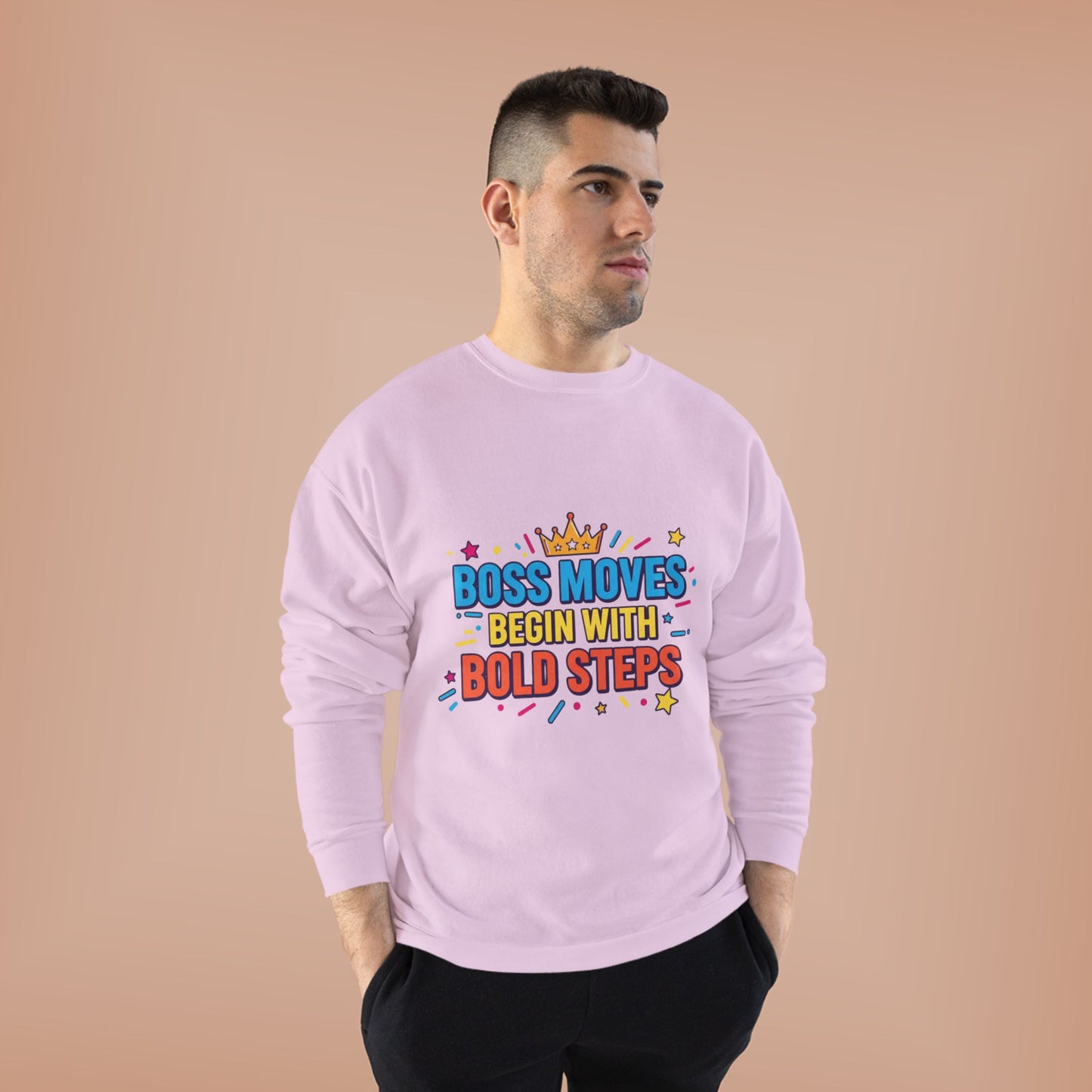 Bold Moves Eco-Friendly Crewneck Sweatshirt - Motivational Apparel for Bosses, Gifts for Entrepreneurs, Positive Vibes, Custom [...]