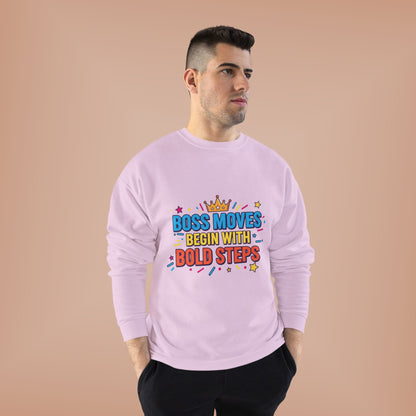 Bold Moves Eco-Friendly Crewneck Sweatshirt - Motivational Apparel for Bosses, Gifts for Entrepreneurs, Positive Vibes, Custom [...]