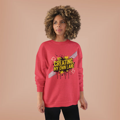 Creative Vibes Eco-Friendly Crewneck Sweatshirt, Inspirational Gift, Unisex Apparel, Casual Wear, Sustainable Fashion