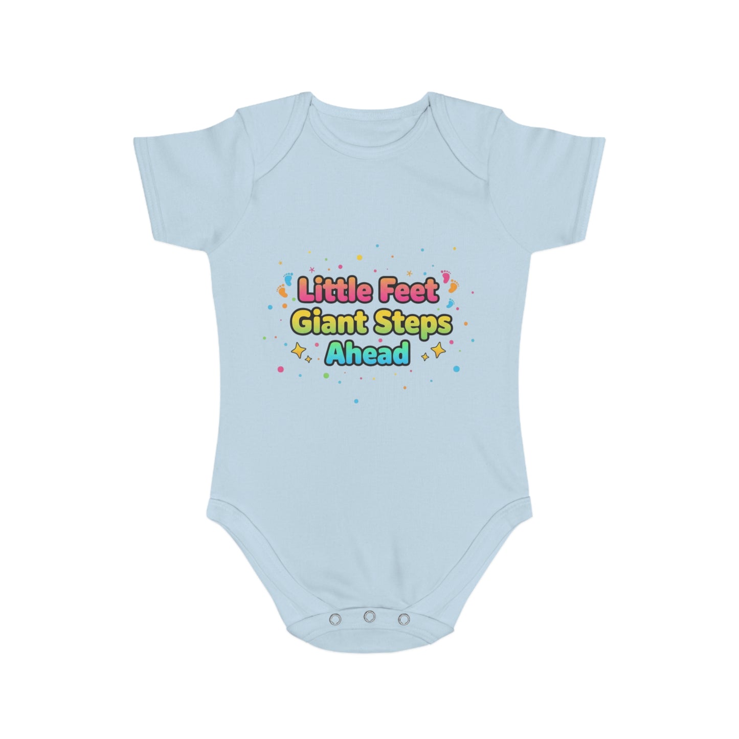 Cute Baby Bodysuit with Colorful Design, Perfect for Gifting, Newborn Essentials, Baby Shower, Every Day Wear, Little Feet, Giant [...]