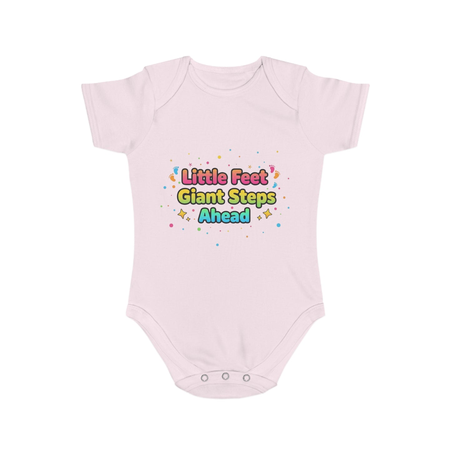 Cute Baby Bodysuit with Colorful Design, Perfect for Gifting, Newborn Essentials, Baby Shower, Every Day Wear, Little Feet, Giant [...]