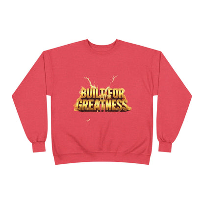 Built for Greatness Unisex EcoSmart Crewneck Sweatshirt, Motivational Sweater, Gift for Him/Her, Fitness Apparel, Cozy Casual Wear, [...]