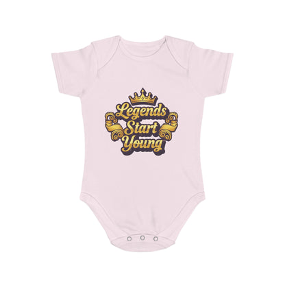 Legends Start Young Baby Bodysuit, Cute Baby Outfit, Newborn Gift, Baby Shower Gift, Toddler Apparel, Baby Clothes