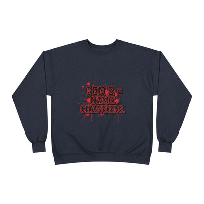 Gen Z Change Makers Eco-Friendly Sweatshirt, Unisex Pullovers, Casual Wear, Gift for Young Activists, Sustainable Fashion