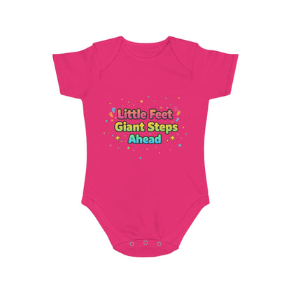 Cute Baby Bodysuit with Colorful Design, Perfect for Gifting, Newborn Essentials, Baby Shower, Every Day Wear, Little Feet, Giant [...]