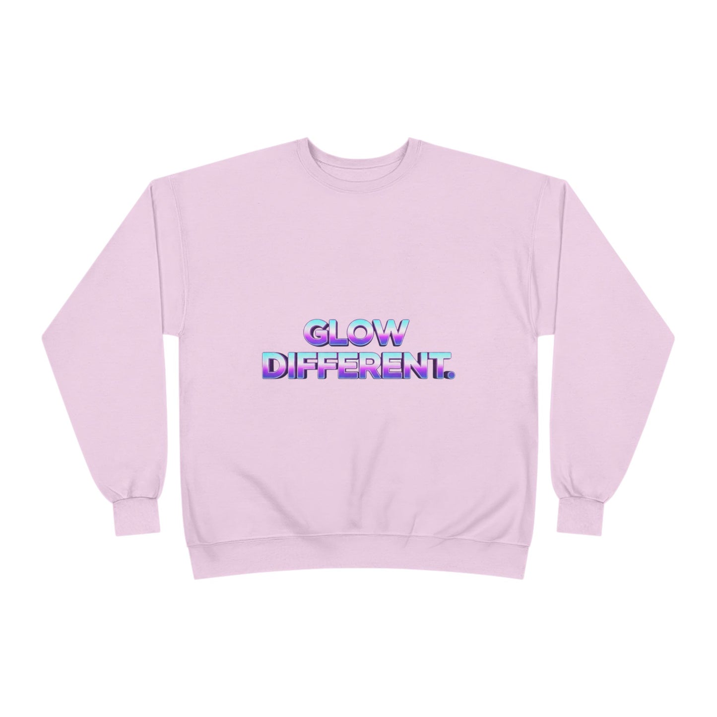 Glow Different Unisex Eco-Friendly Crewneck Sweatshirt, Cool Gift for Friends, Trendy Casual Wear, Cozy Fashion for All Occasions, [...]