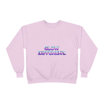Glow Different Unisex Eco-Friendly Crewneck Sweatshirt, Cool Gift for Friends, Trendy Casual Wear, Cozy Fashion for All Occasions, [...]