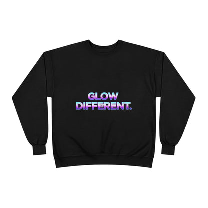 Glow Different Unisex Eco-Friendly Crewneck Sweatshirt, Cool Gift for Friends, Trendy Casual Wear, Cozy Fashion for All Occasions, [...]