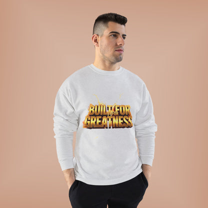 Built for Greatness Unisex EcoSmart Crewneck Sweatshirt, Motivational Sweater, Gift for Him/Her, Fitness Apparel, Cozy Casual Wear, [...]