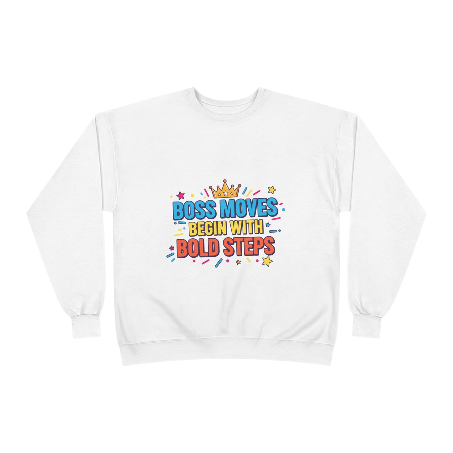 Bold Moves Eco-Friendly Crewneck Sweatshirt - Motivational Apparel for Bosses, Gifts for Entrepreneurs, Positive Vibes, Custom [...]
