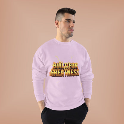 Built for Greatness Unisex EcoSmart Crewneck Sweatshirt, Motivational Sweater, Gift for Him/Her, Fitness Apparel, Cozy Casual Wear, [...]