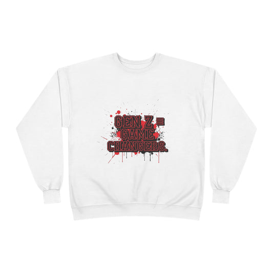 Gen Z Change Makers Eco-Friendly Sweatshirt, Unisex Pullovers, Casual Wear, Gift for Young Activists, Sustainable Fashion