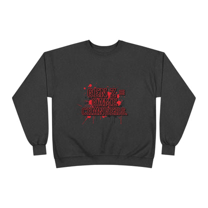 Gen Z Change Makers Eco-Friendly Sweatshirt, Unisex Pullovers, Casual Wear, Gift for Young Activists, Sustainable Fashion