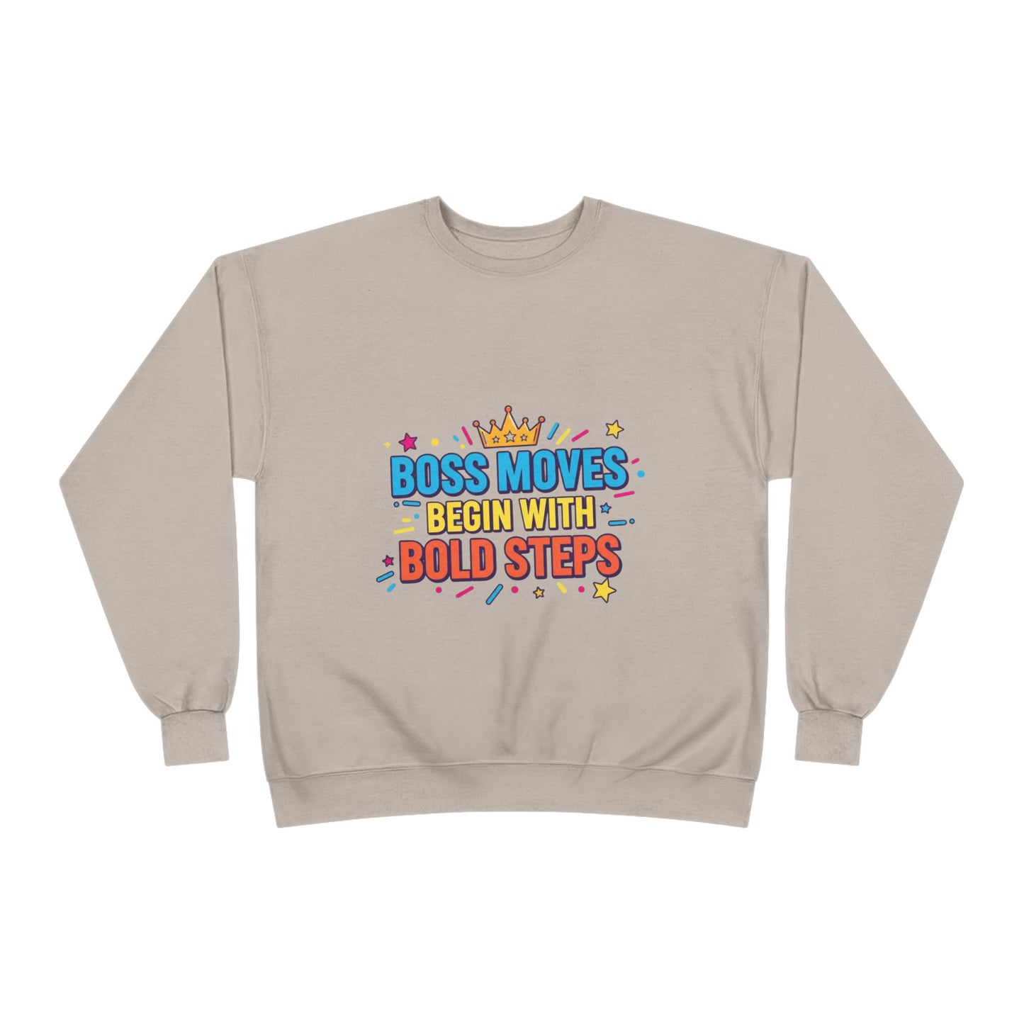 Bold Moves Eco-Friendly Crewneck Sweatshirt - Motivational Apparel for Bosses, Gifts for Entrepreneurs, Positive Vibes, Custom [...]