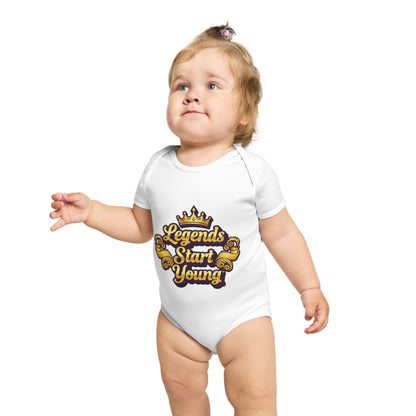 Legends Start Young Baby Bodysuit, Cute Baby Outfit, Newborn Gift, Baby Shower Gift, Toddler Apparel, Baby Clothes