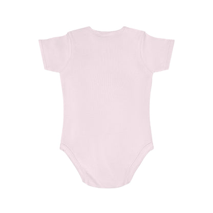 Powered by Milk & Dreams Baby Bodysuit, Cute Infant Outfit, Baby Shower Gift, Newborn Clothing, Cute Baby Gift, Short Sleeve Onesie