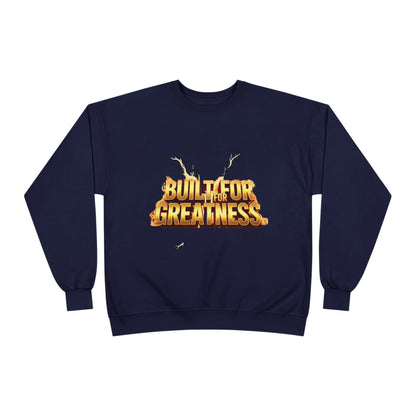 Built for Greatness Unisex EcoSmart Crewneck Sweatshirt, Motivational Sweater, Gift for Him/Her, Fitness Apparel, Cozy Casual Wear, [...]