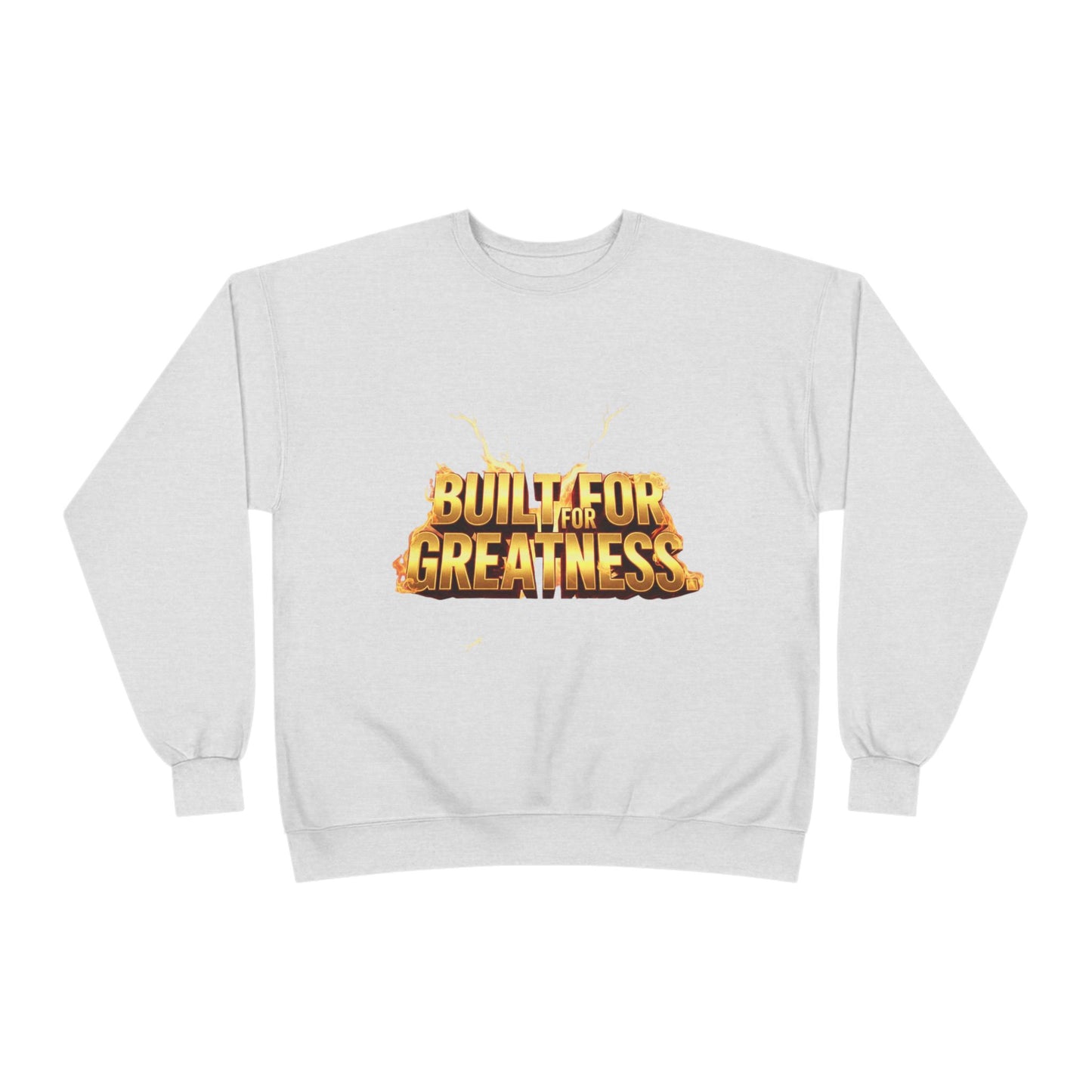 Built for Greatness Unisex EcoSmart Crewneck Sweatshirt, Motivational Sweater, Gift for Him/Her, Fitness Apparel, Cozy Casual Wear, [...]