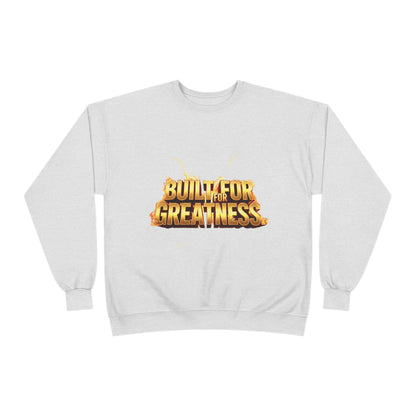 Built for Greatness Unisex EcoSmart Crewneck Sweatshirt, Motivational Sweater, Gift for Him/Her, Fitness Apparel, Cozy Casual Wear, [...]