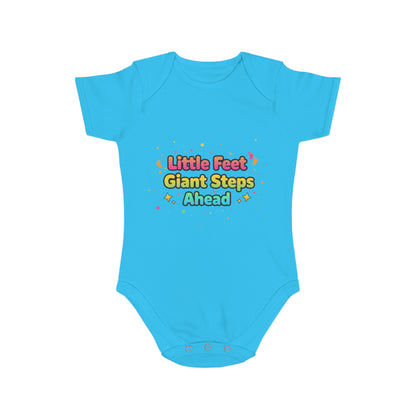 Cute Baby Bodysuit with Colorful Design, Perfect for Gifting, Newborn Essentials, Baby Shower, Every Day Wear, Little Feet, Giant [...]