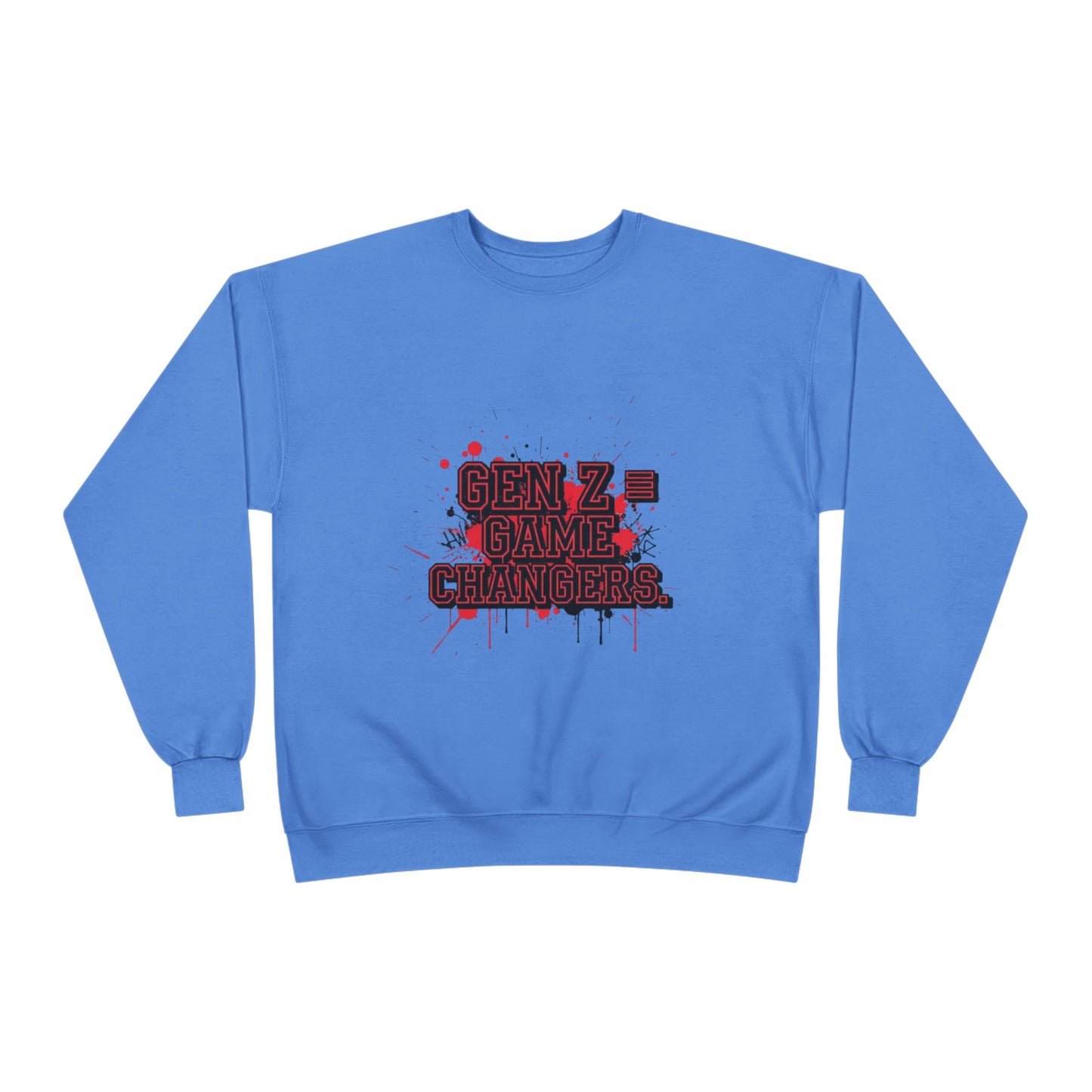 Gen Z Change Makers Eco-Friendly Sweatshirt, Unisex Pullovers, Casual Wear, Gift for Young Activists, Sustainable Fashion