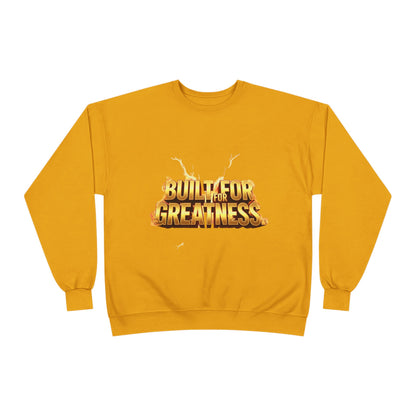 Built for Greatness Unisex EcoSmart Crewneck Sweatshirt, Motivational Sweater, Gift for Him/Her, Fitness Apparel, Cozy Casual Wear, [...]
