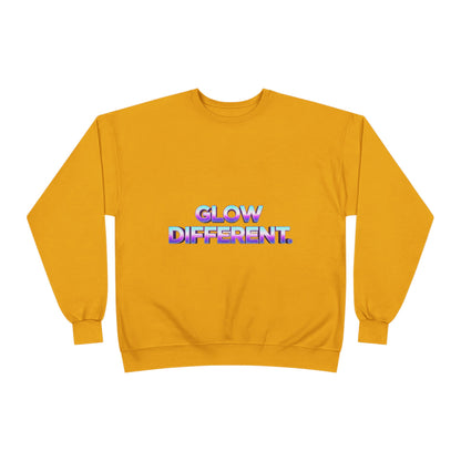 Glow Different Unisex Eco-Friendly Crewneck Sweatshirt, Cool Gift for Friends, Trendy Casual Wear, Cozy Fashion for All Occasions, [...]