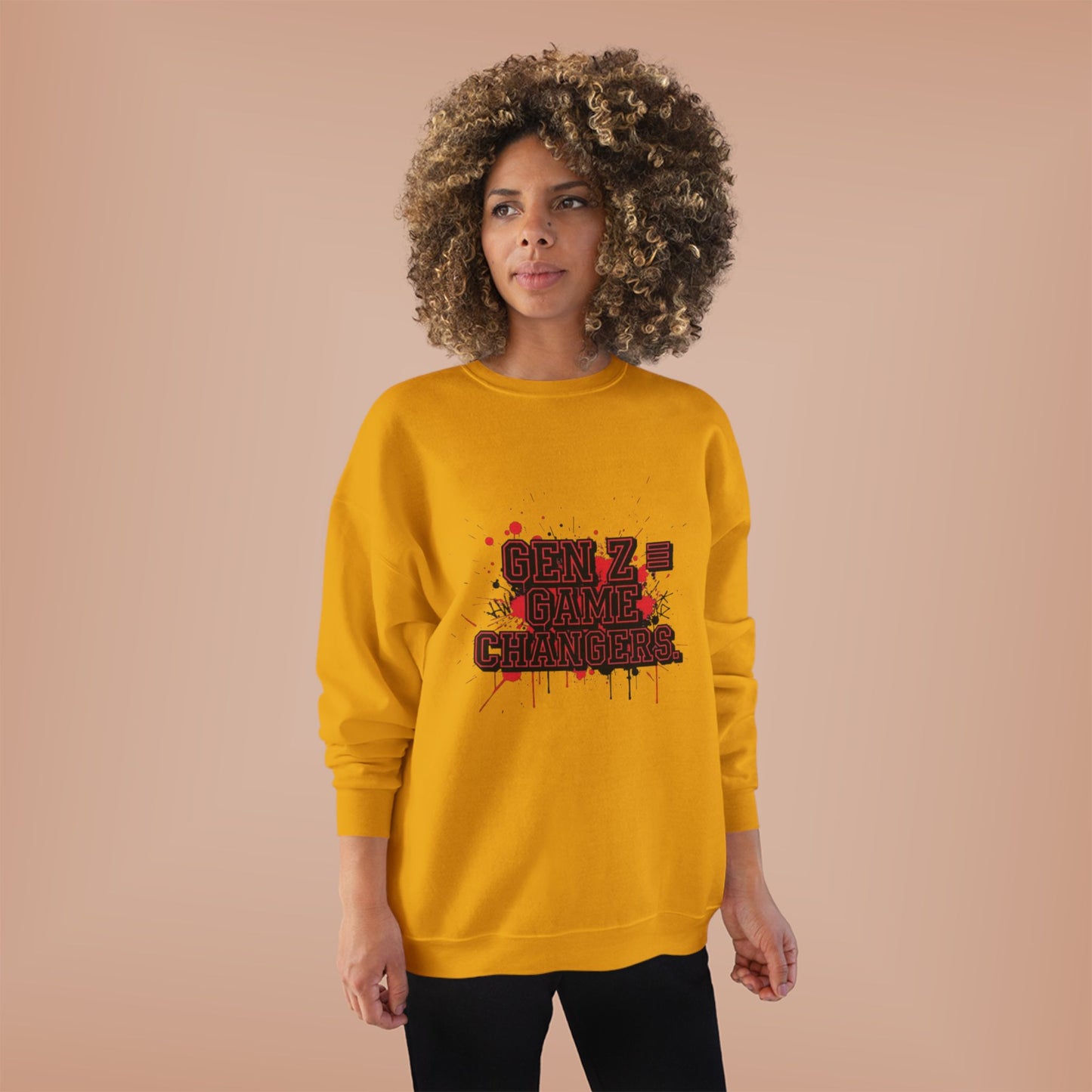 Gen Z Change Makers Eco-Friendly Sweatshirt, Unisex Pullovers, Casual Wear, Gift for Young Activists, Sustainable Fashion