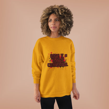 Gen Z Change Makers Eco-Friendly Sweatshirt, Unisex Pullovers, Casual Wear, Gift for Young Activists, Sustainable Fashion