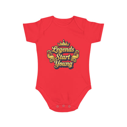 Legends Start Young Baby Bodysuit, Cute Baby Outfit, Newborn Gift, Baby Shower Gift, Toddler Apparel, Baby Clothes