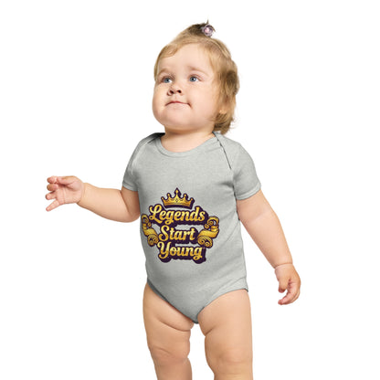 Legends Start Young Baby Bodysuit, Cute Baby Outfit, Newborn Gift, Baby Shower Gift, Toddler Apparel, Baby Clothes