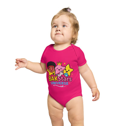 Colorful Baby Bodysuit with BAKStars Universe Design - Perfect Gift for Newborns, Baby Showers, Birthdays, Everyday Wear, and Playtime!