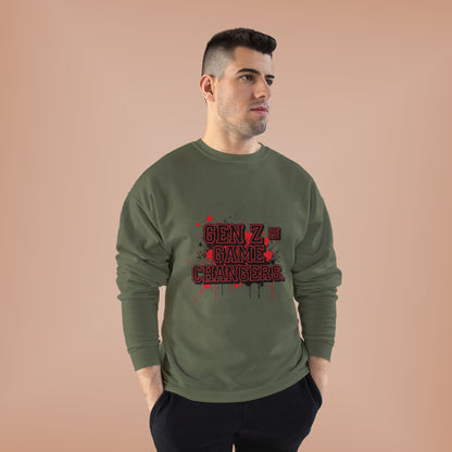 Gen Z Change Makers Eco-Friendly Sweatshirt, Unisex Pullovers, Casual Wear, Gift for Young Activists, Sustainable Fashion