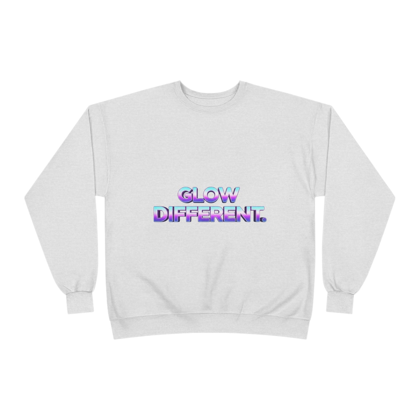 Glow Different Unisex Eco-Friendly Crewneck Sweatshirt, Cool Gift for Friends, Trendy Casual Wear, Cozy Fashion for All Occasions, [...]