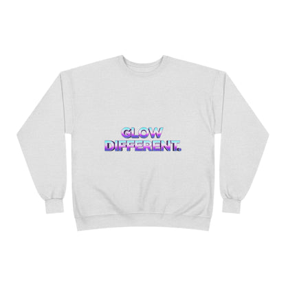 Glow Different Unisex Eco-Friendly Crewneck Sweatshirt, Cool Gift for Friends, Trendy Casual Wear, Cozy Fashion for All Occasions, [...]