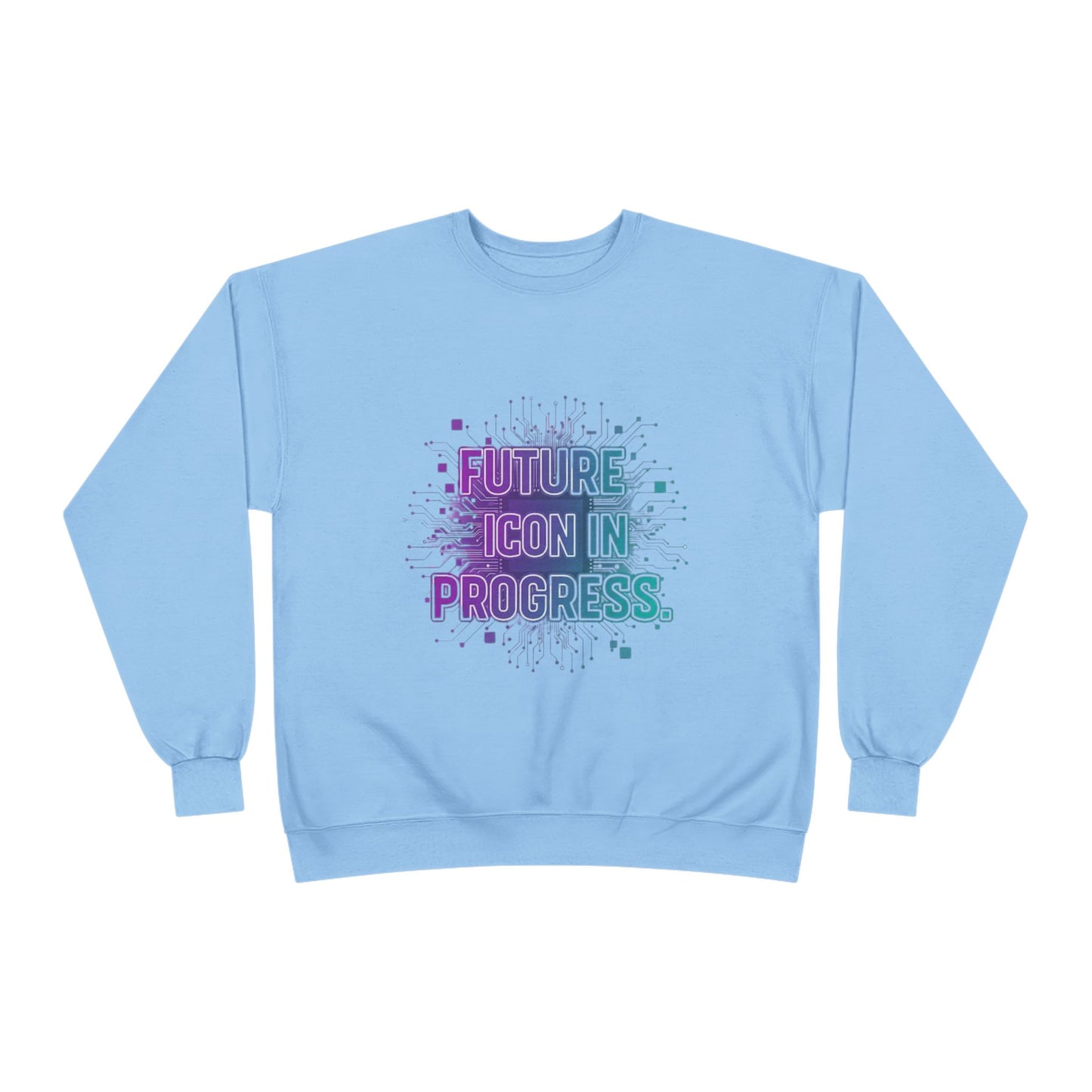 Future Icon in Progress Eco-Friendly Crewneck Sweatshirt, Unisex Sweatshirt, Inspirational Gift, Casual Wear, Comfortable Sweater, [...]