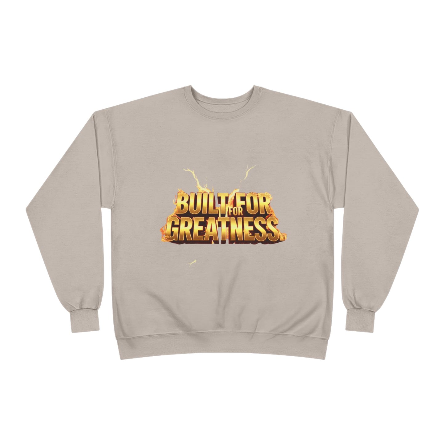 Built for Greatness Unisex EcoSmart Crewneck Sweatshirt, Motivational Sweater, Gift for Him/Her, Fitness Apparel, Cozy Casual Wear, [...]