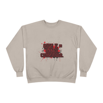 Gen Z Change Makers Eco-Friendly Sweatshirt, Unisex Pullovers, Casual Wear, Gift for Young Activists, Sustainable Fashion
