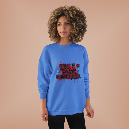 Gen Z Change Makers Eco-Friendly Sweatshirt, Unisex Pullovers, Casual Wear, Gift for Young Activists, Sustainable Fashion