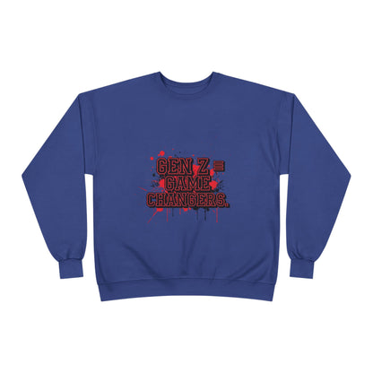 Gen Z Change Makers Eco-Friendly Sweatshirt, Unisex Pullovers, Casual Wear, Gift for Young Activists, Sustainable Fashion