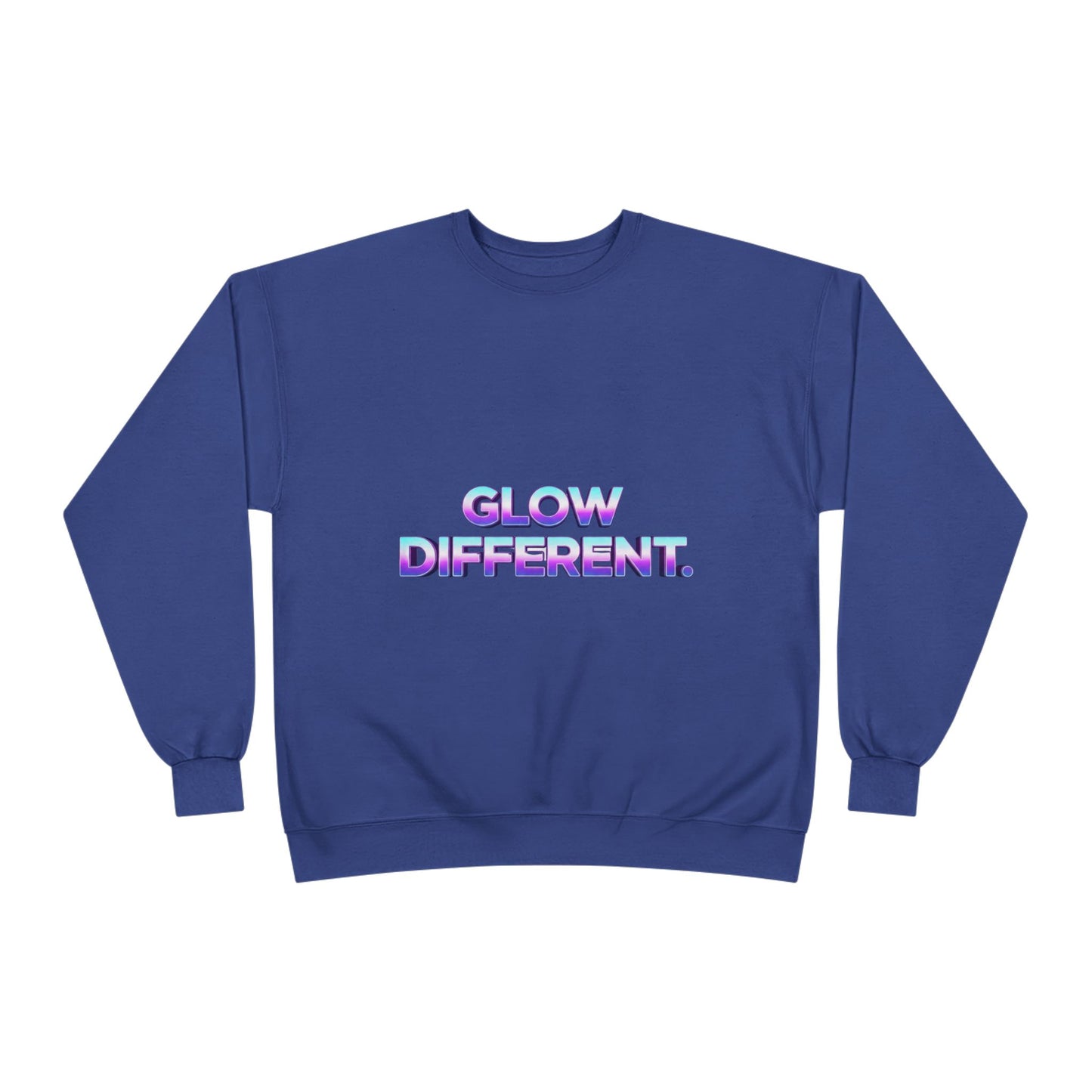 Glow Different Unisex Eco-Friendly Crewneck Sweatshirt, Cool Gift for Friends, Trendy Casual Wear, Cozy Fashion for All Occasions, [...]