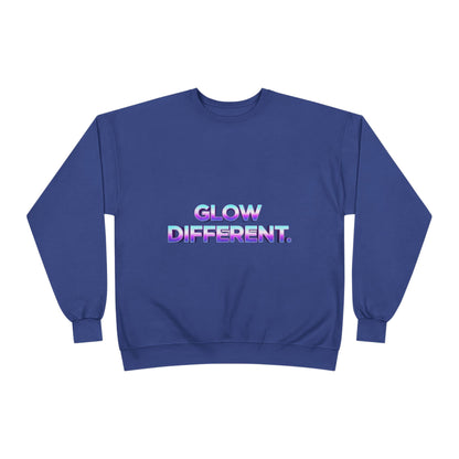 Glow Different Unisex Eco-Friendly Crewneck Sweatshirt, Cool Gift for Friends, Trendy Casual Wear, Cozy Fashion for All Occasions, [...]