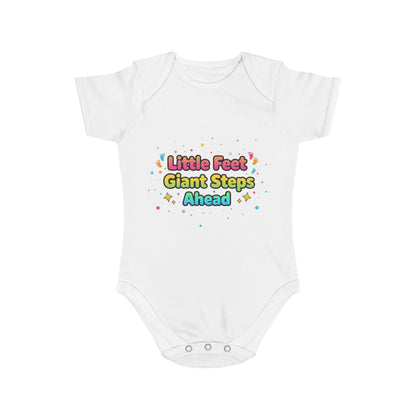 Cute Baby Bodysuit with Colorful Design, Perfect for Gifting, Newborn Essentials, Baby Shower, Every Day Wear, Little Feet, Giant [...]