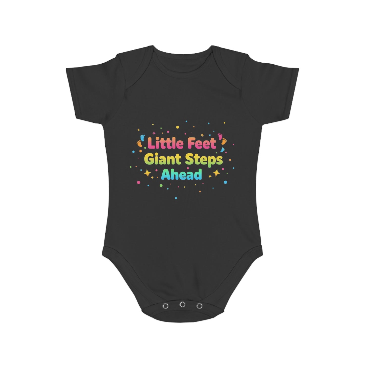 Cute Baby Bodysuit with Colorful Design, Perfect for Gifting, Newborn Essentials, Baby Shower, Every Day Wear, Little Feet, Giant [...]