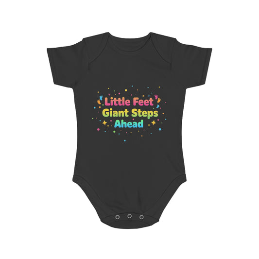 Cute Baby Bodysuit with Colorful Design, Perfect for Gifting, Newborn Essentials, Baby Shower, Every Day Wear, Little Feet, Giant [...]