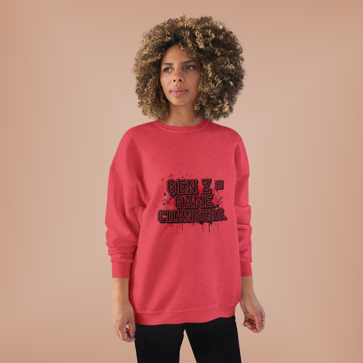Gen Z Change Makers Eco-Friendly Sweatshirt, Unisex Pullovers, Casual Wear, Gift for Young Activists, Sustainable Fashion